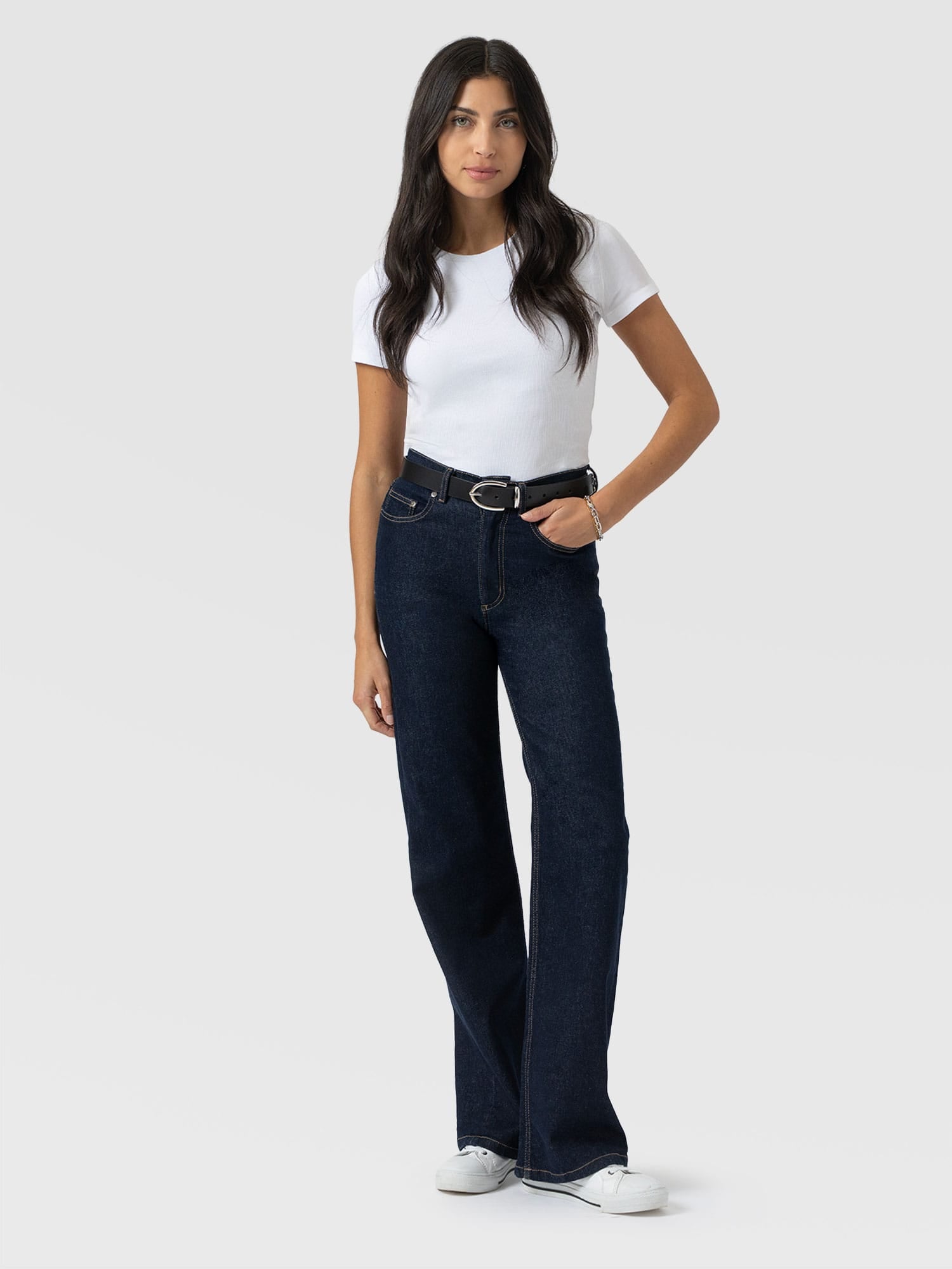 Wide Leg Jean - Indigo Blue - Women's Jeans | Saint + Sofia® EU